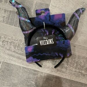 3/$20 Disney Black and Purple Maleficent Headband